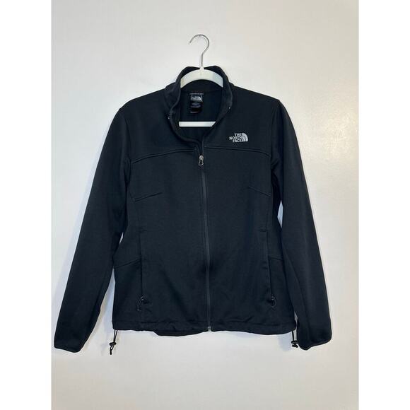 The North Face Womens Apex Soft Shell Black Full Zip Stretch Jacket Large - Picture 1 of 7